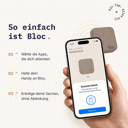 Bloc. – Fokus-Gerät mit App