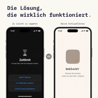 Bloc. – Fokus-Gerät mit App